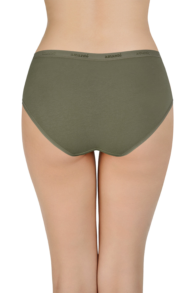 Solid Low Rise Hipster Panties (Pack of 3)