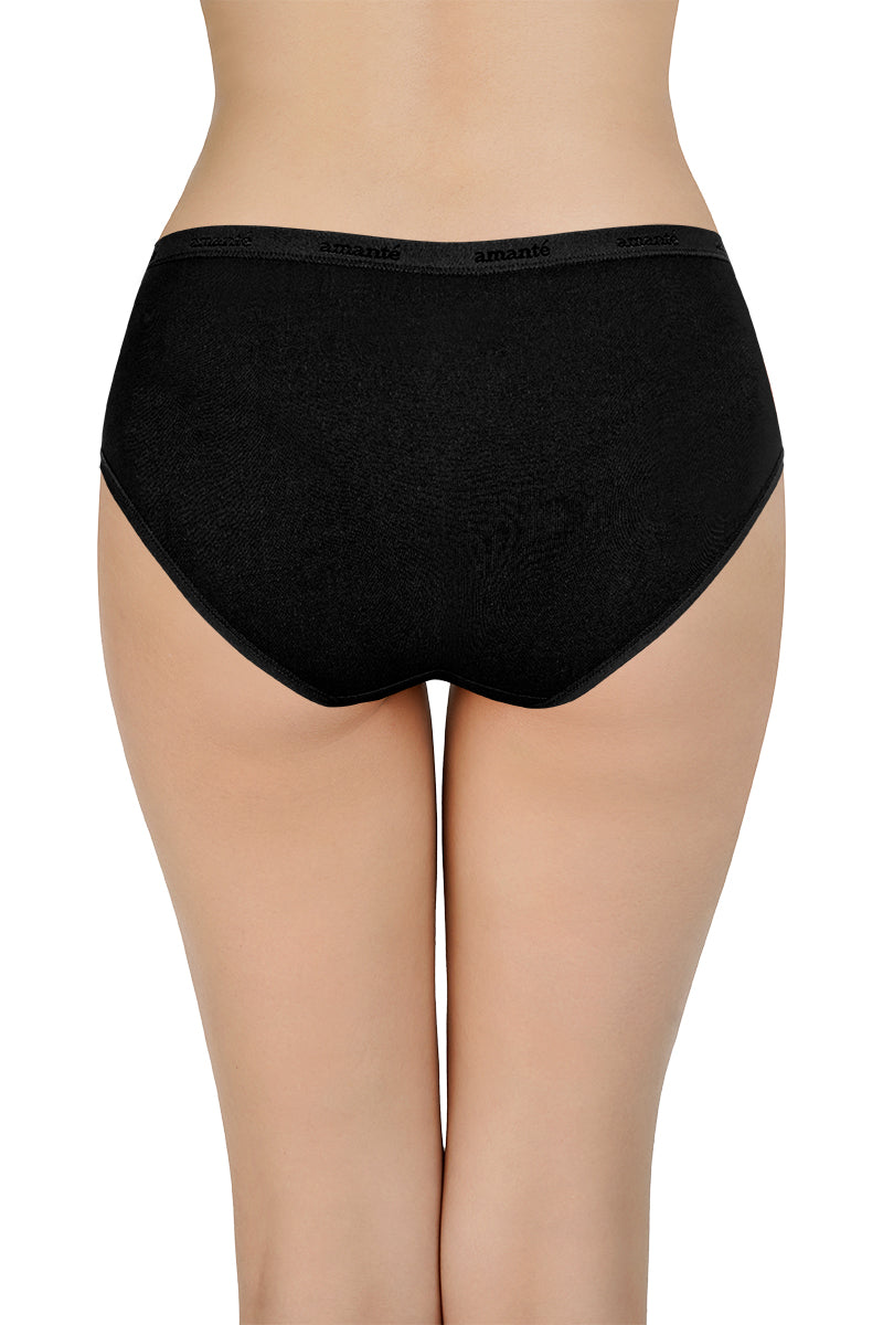 Solid Low Rise Hipster Panties (Pack of 3)