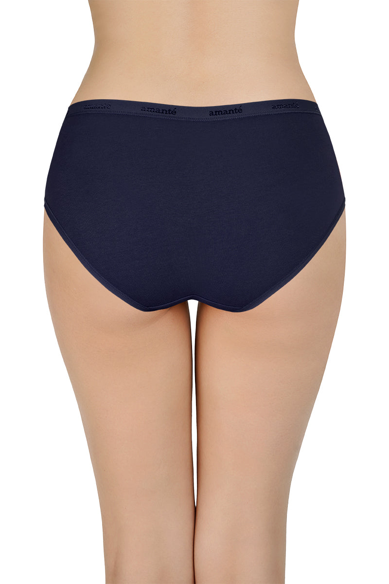 Solid Low Rise Hipster Panties (Pack of 3)