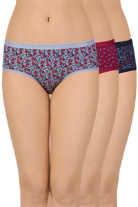 Printed Low Rise Hipster (Pack of 3) thumbnail 1