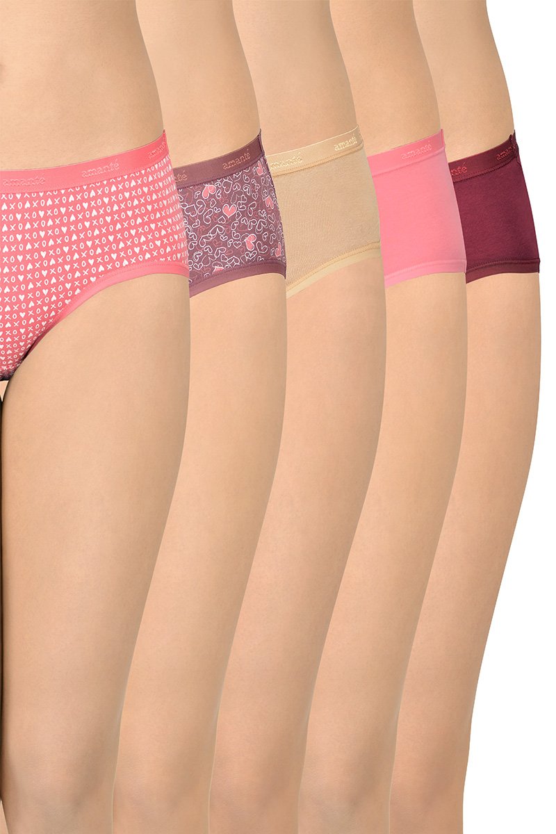 Assorted Low Rise Hipster (Pack of 5)
