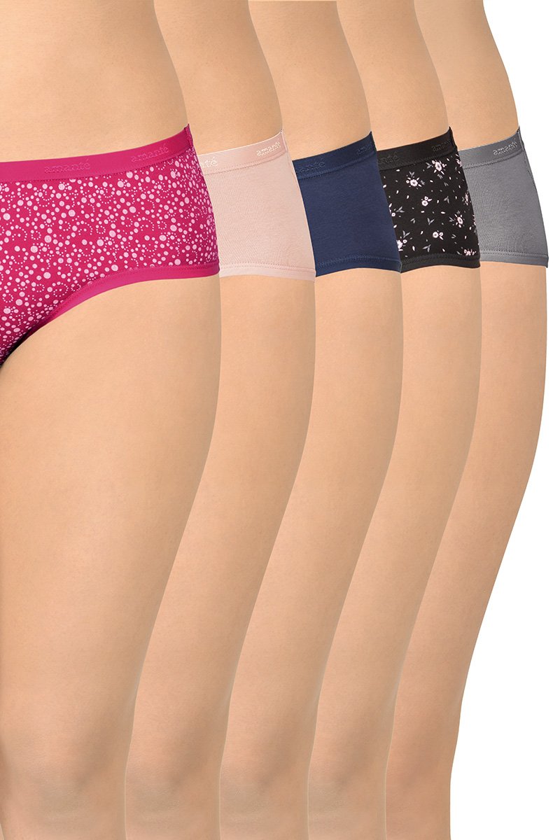 Assorted Low Rise Hipster (Pack of 5)