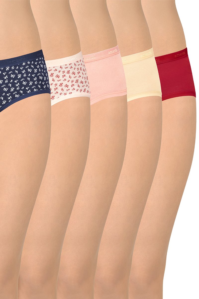 Assorted Low Rise Hipster (Pack of 5)