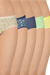 Assorted Low Rise Hipster (Pack of 5) - color option