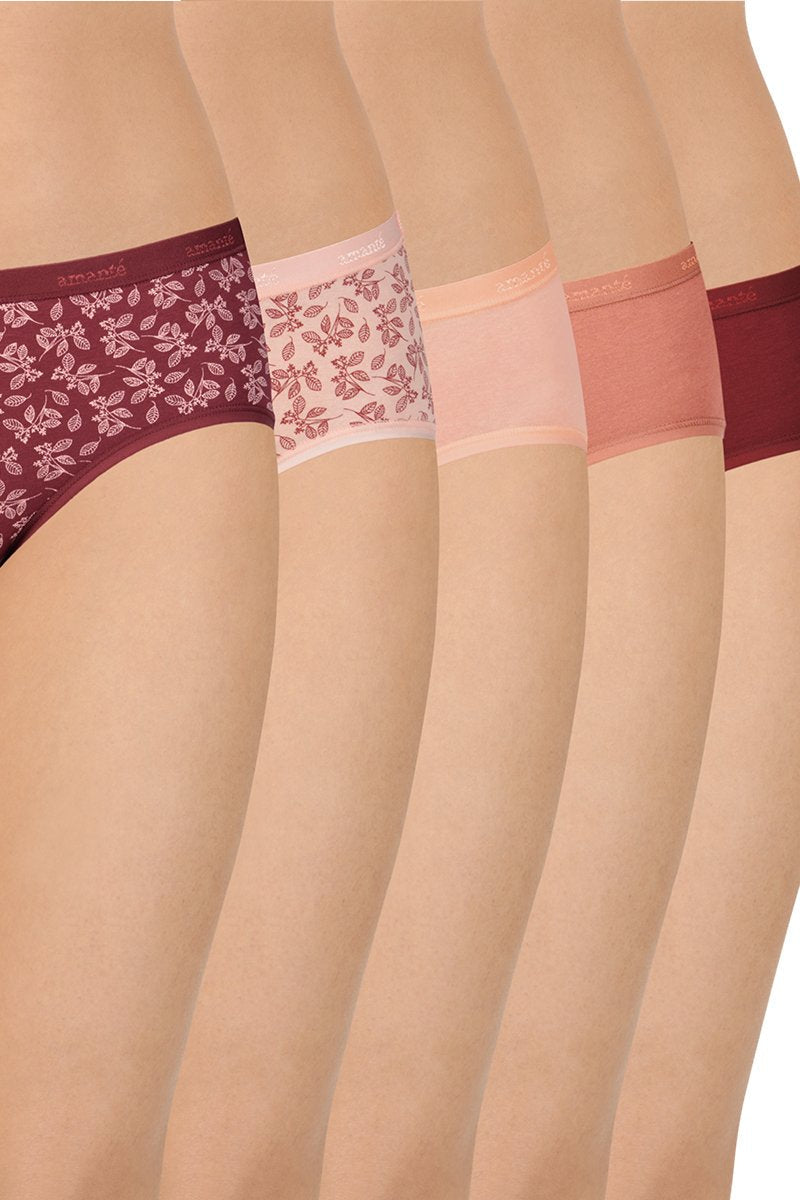 Assorted Low Rise Hipster (Pack of 5)