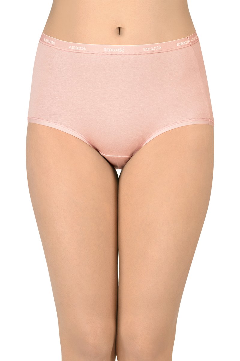 Solid High Rise Full Brief (Pack of 3) - Image 2 of 4