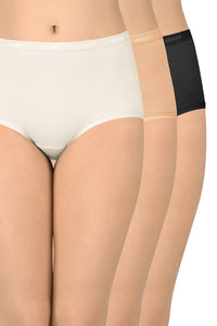 Solid High Rise Full Brief (Pack of 3) thumbnail 4