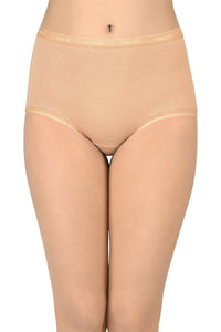 Solid High Rise Full Brief (Pack of 3) - color option