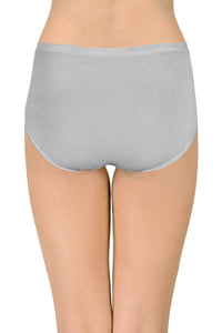 Solid Full Brief High Rise Panty (Pack of 3) thumbnail 4