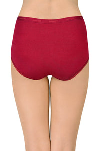 Solid Full Brief High Rise Panty (Pack of 3) thumbnail 4