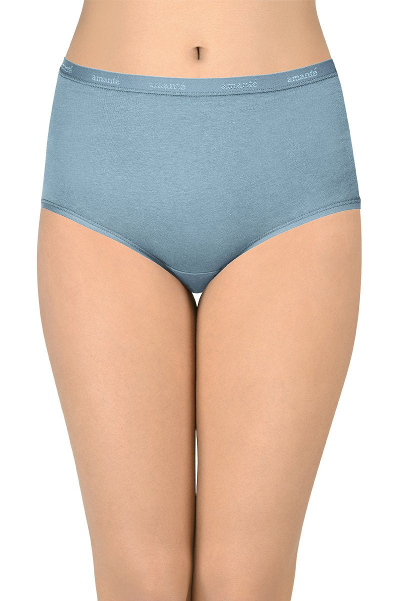 Solid Full Brief High Rise Panty (Pack of 3) - Image 5 of 6