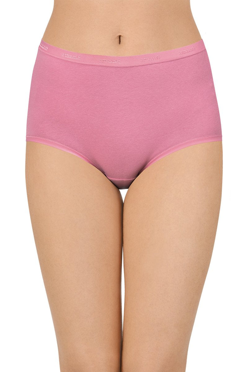 Solid High Rise Full Brief Panty (Pack of 3) - Image 8 of 10