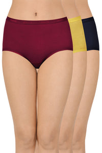 Solid Full Brief (Pack of 3) - color option