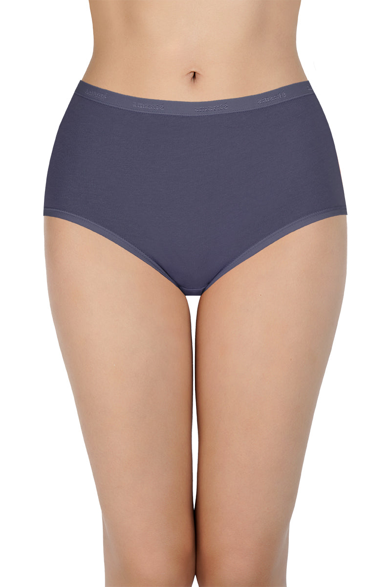 Solid High Rise Full Brief Panties (Pack of 3) - Image 4 of 7