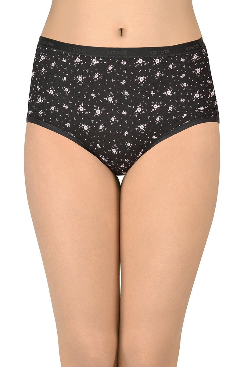 Printed High Rise Full Brief (Pack of 3) - Image 4 of 4