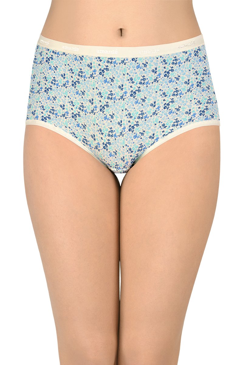 Printed Full Brief High Rise Panty (Pack of 3) - Image 2 of 6