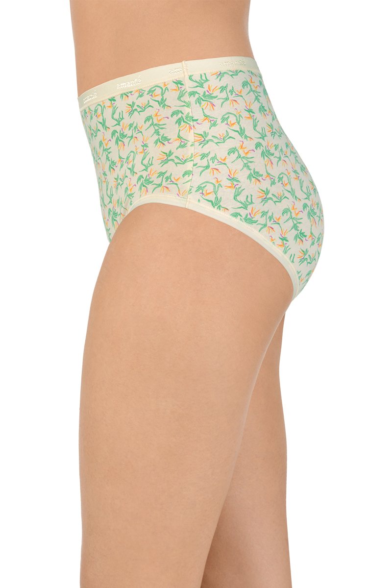 Printed High Rise Full Brief Panty (Pack of 3) - Image 3 of 10