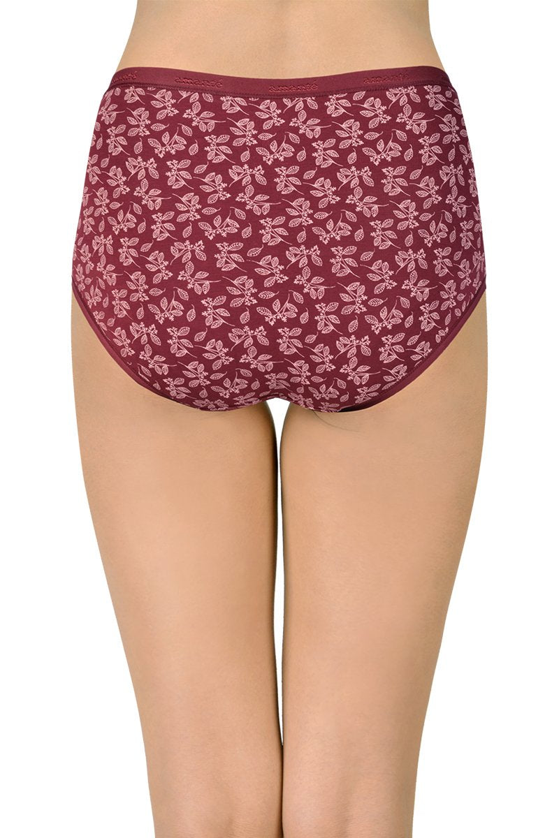 Printed High Rise Full Brief Panty (Pack of 3) - Image 10 of 10