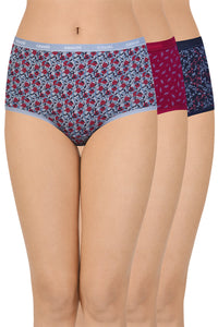Printed Full Brief Panty (Pack of 3) - color option