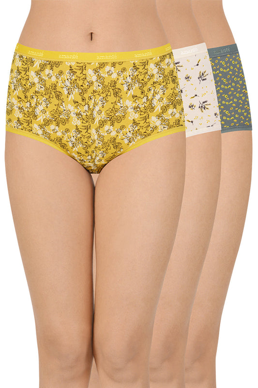 Printed Full Brief Panty (Pack of 3)