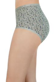 Printed High Rise Full Brief (Pack of 3)