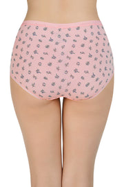 Printed High Rise Full Brief (Pack of 3)