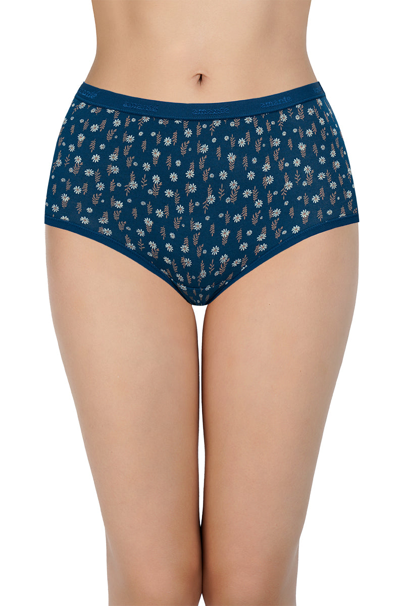 Printed High Rise Full Briefs (Pack of 3) - Image 2 of 7