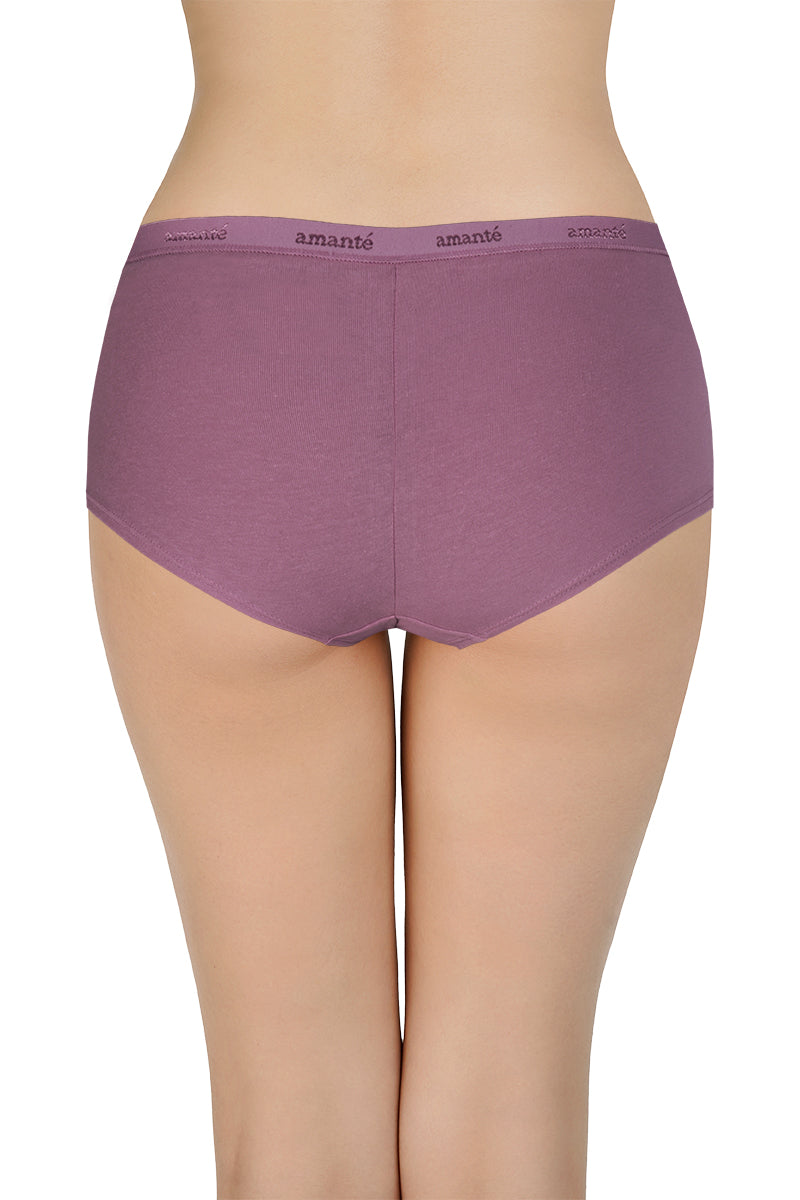 Solid Mid Rise Boyshorts (Pack of 2) - Image 6 of 7