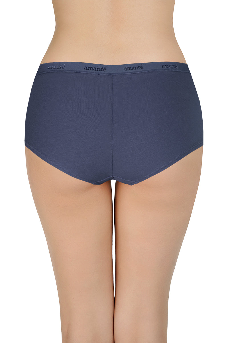 Solid Mid Rise Boyshorts (Pack of 2) - Image 6 of 7