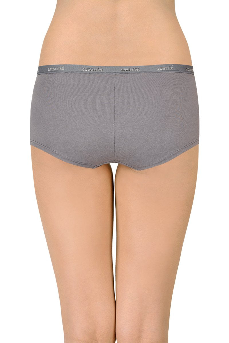Solid Low Rise Boyshorts (Pack of 2)