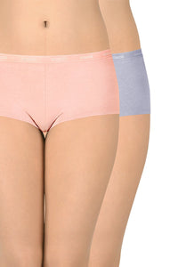Solid Low Rise Boyshorts (Pack of 2) - color option