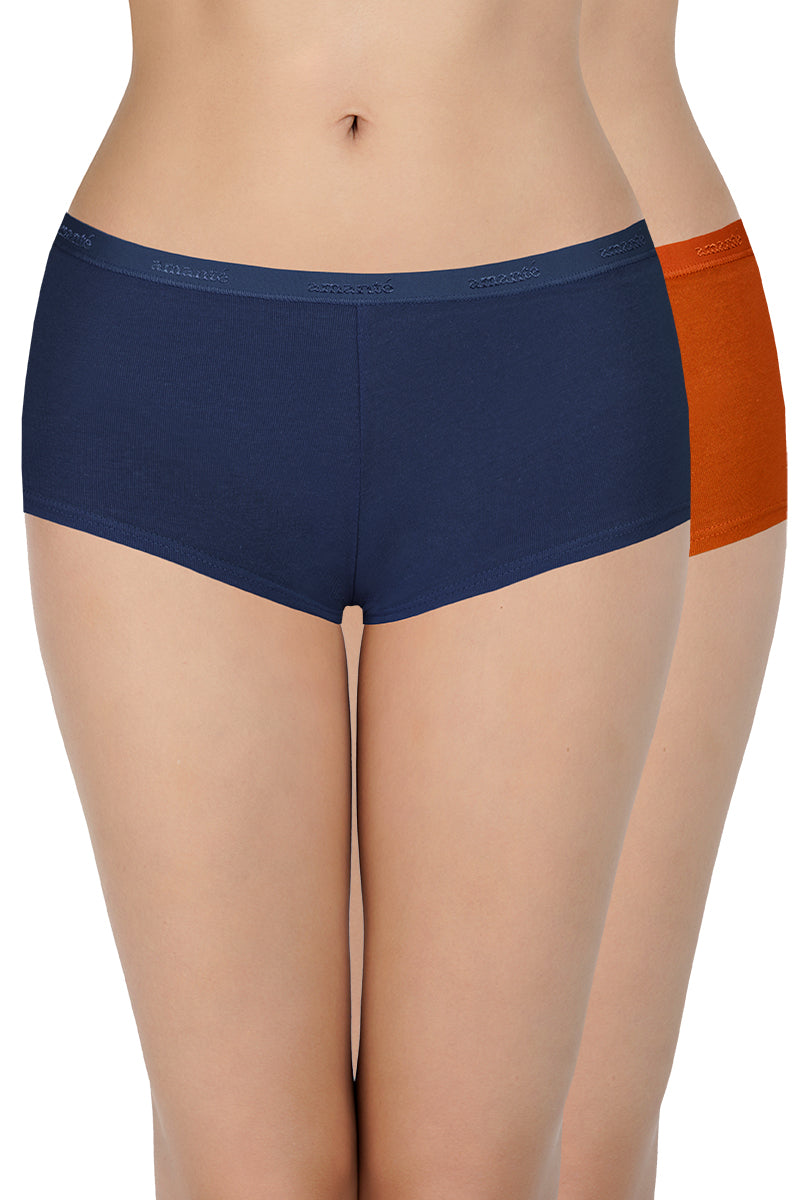 Solid Low Rise Boyshort (Pack of 2) - Image 1 of 7