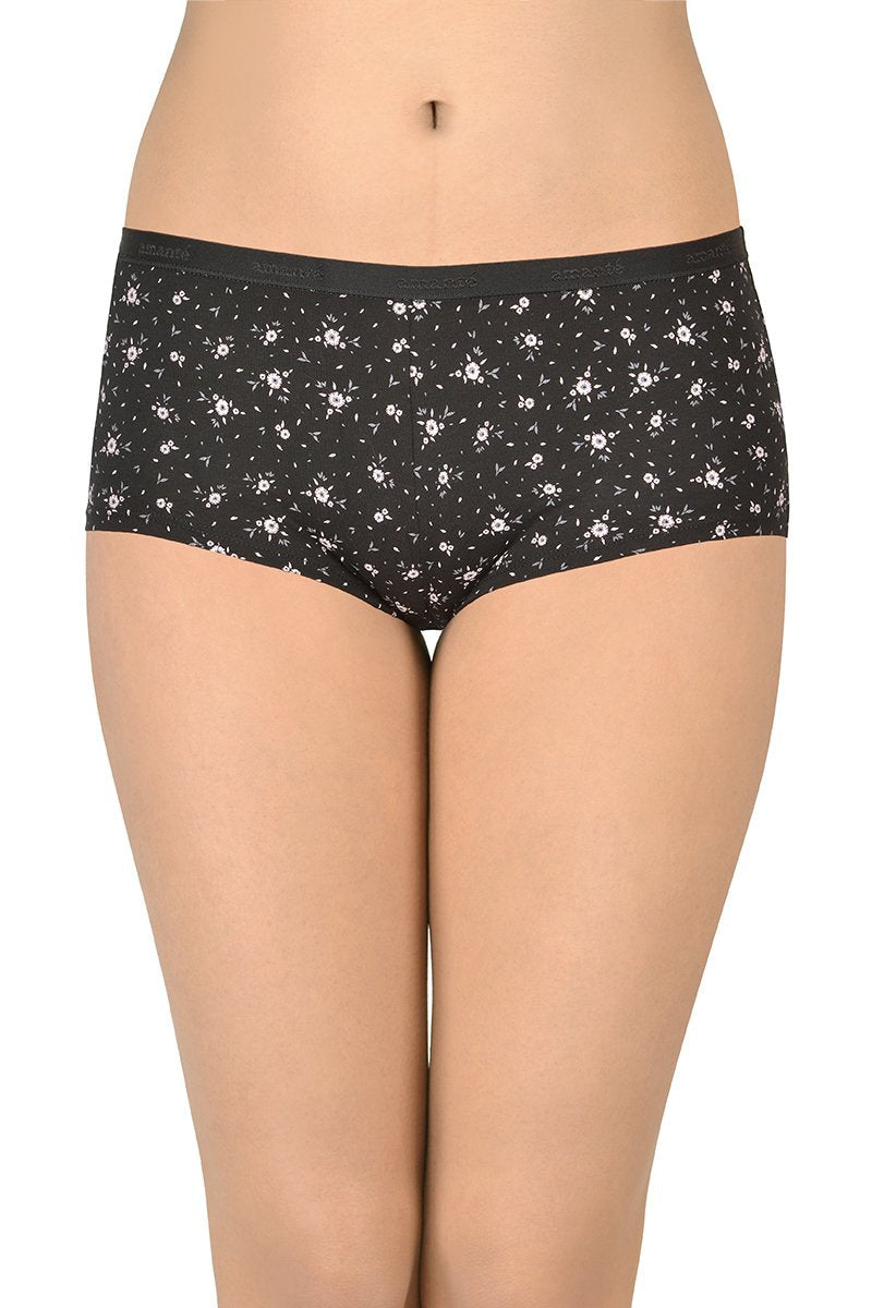 Printed Low Rise Boyshorts (Pack of 2)