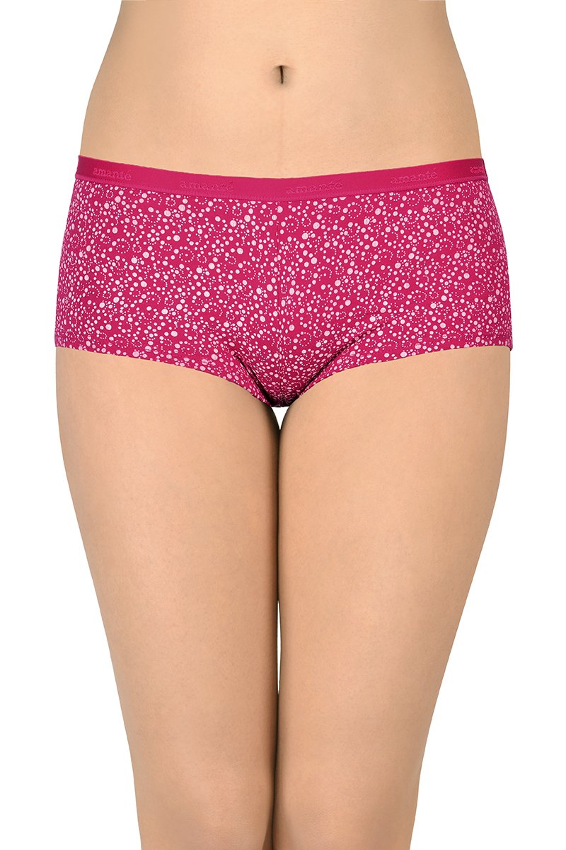 Printed Low Rise Boyshorts (Pack of 2)