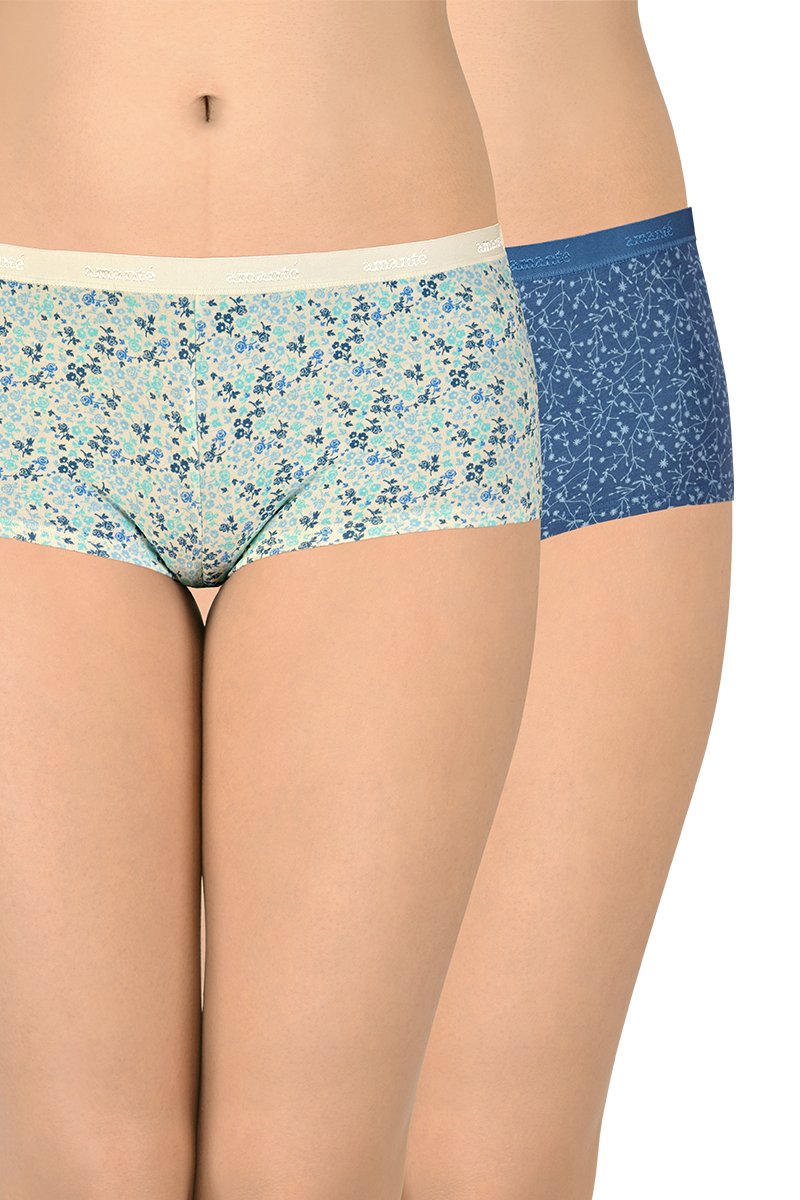 Solid Low Rise Boyshorts (Pack of 2) - Image 1 of 6