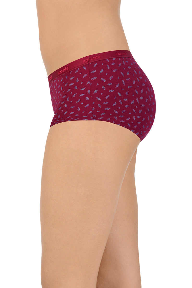 Printed Low Rise Boyshorts (Pack of 2)