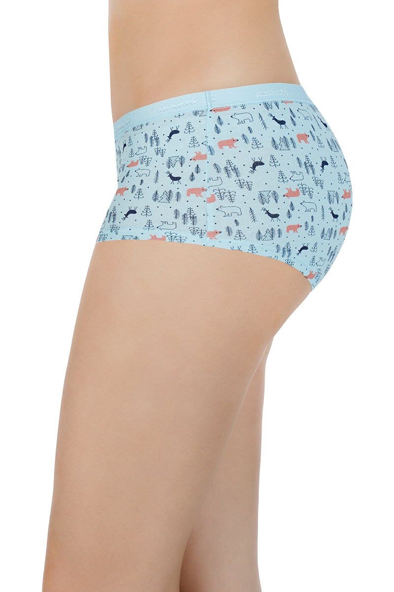 Printed Low Rise Boyshort (Pack of 2) - Image 3 of 7