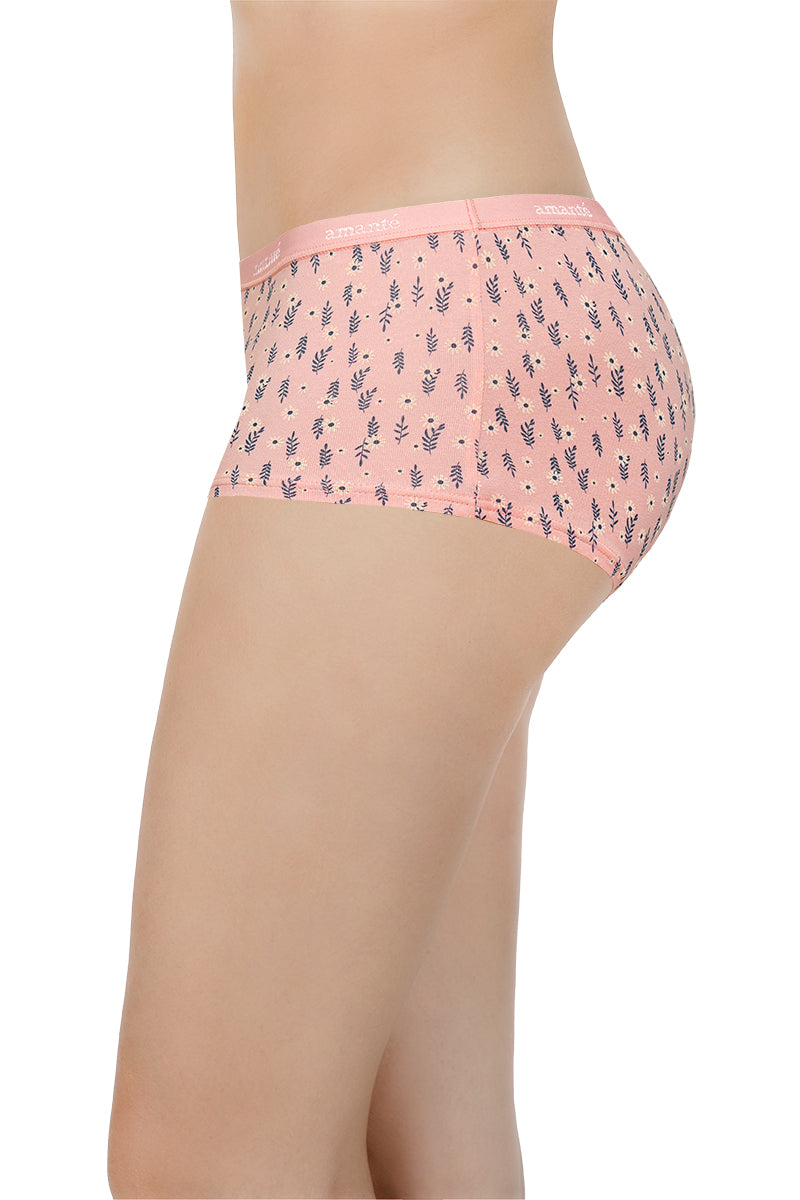 Printed Mid Rise Boyshorts (Pack of 2) - Image 5 of 7