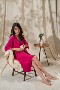 Lace Touch Sleep Robe - Granita - color option