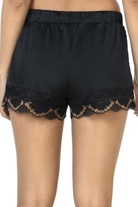Eternal Romance Sleep Lace Shorts - Black thumbnail 4