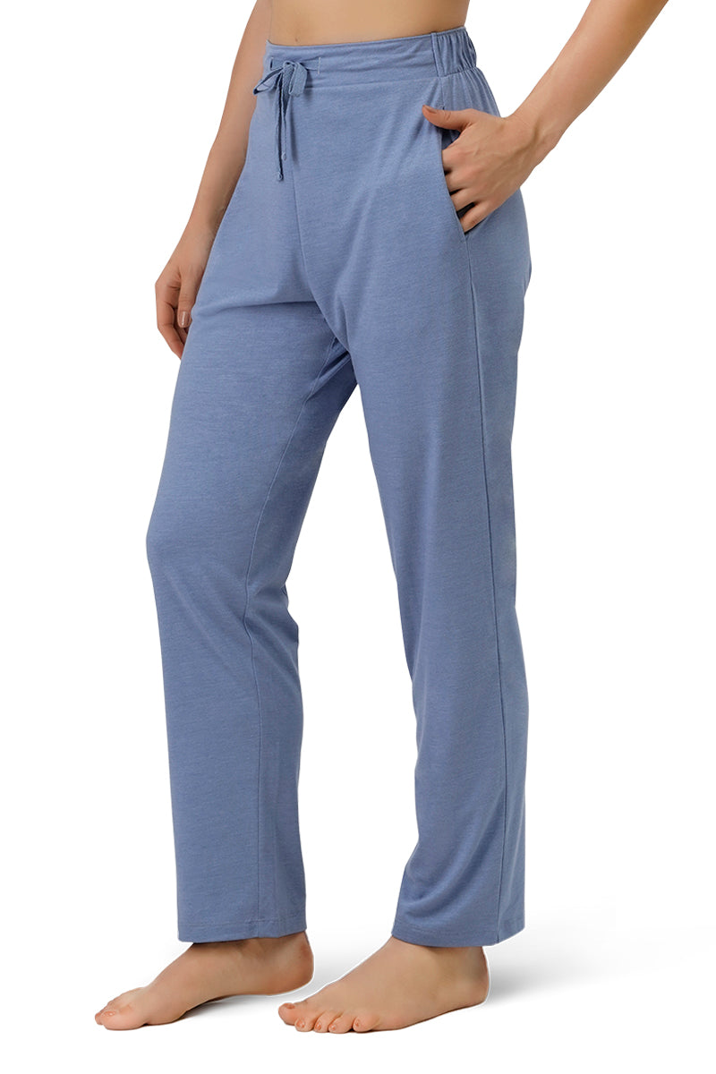 Cotton Blend Full Length Pyjama Bottom - Tempest - Image 2 of 5