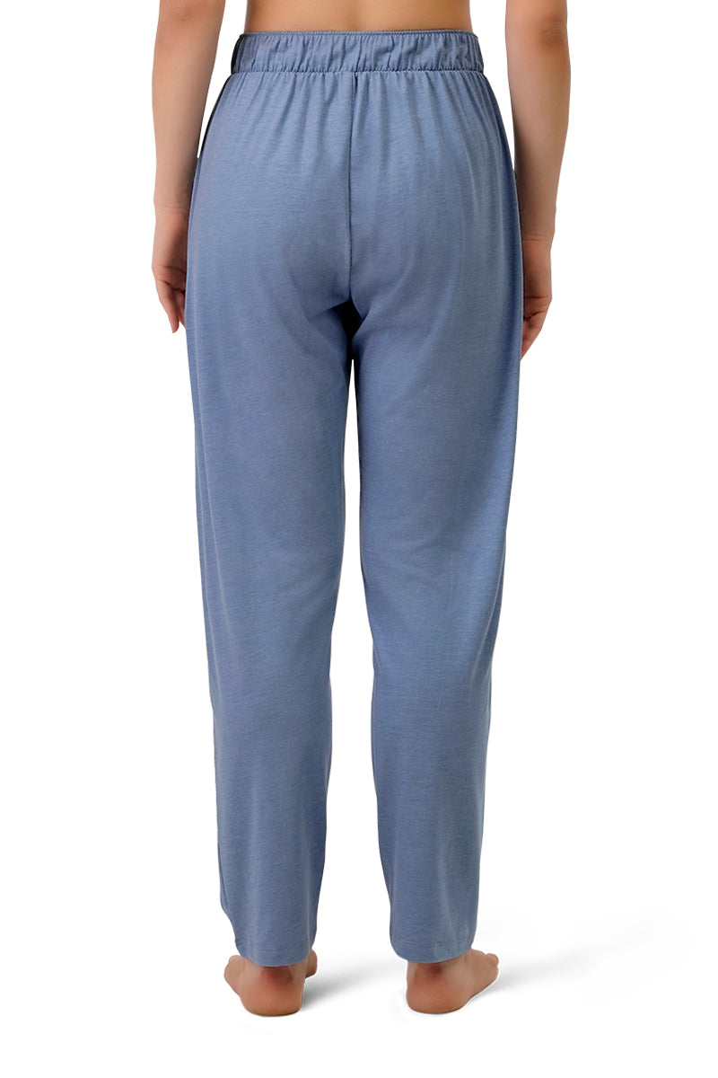 Cotton Blend Full Length Pyjama Bottom - Tempest - Image 3 of 5