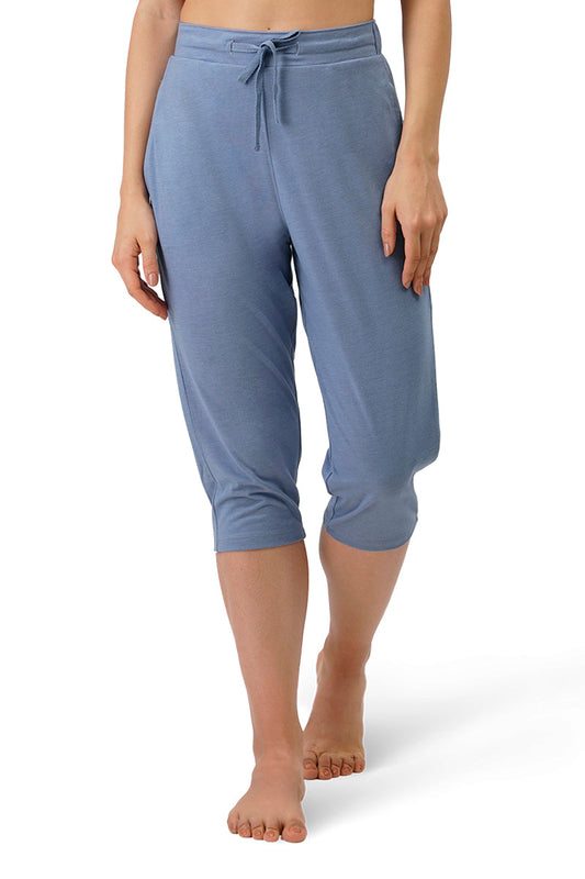 Cotton Blend Capri Pants - Tempest