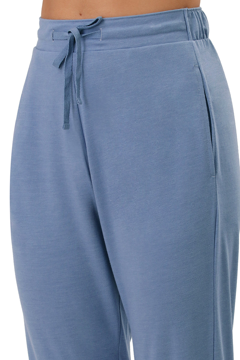 Cotton Blend Capri Pants - Tempest