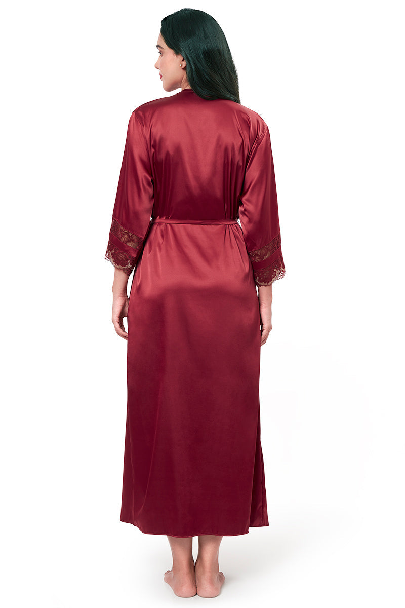 Buy Eternal Bliss Robe - Red Berry | amanté