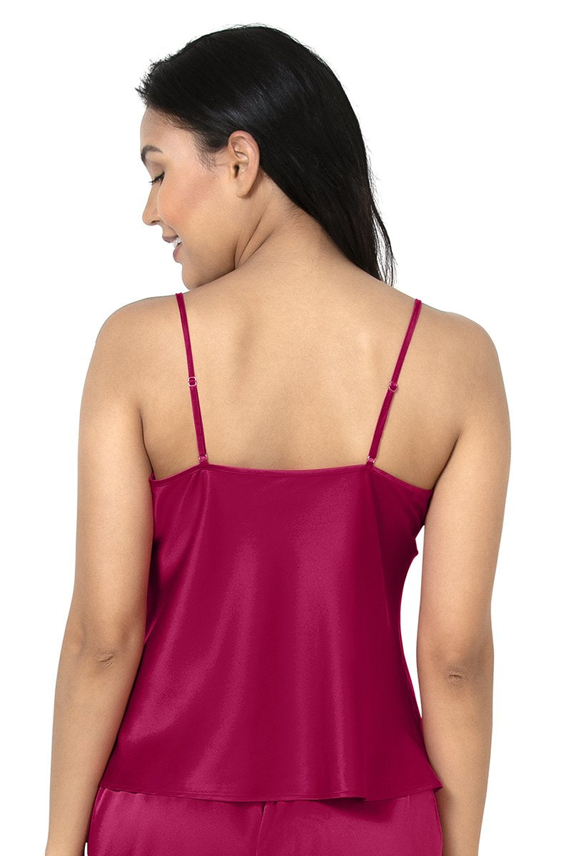 Eternal Bliss Romance Sleep Lace Cami - Persian Red
