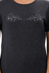 Cotton Blend Sleep T-shirt - Charcoal thumbnail 4
