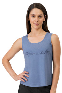 Cotton Blend Sleep Tank - Tempest thumbnail 1