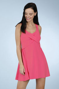 Flared Swim Dress - Maui Rose - color option