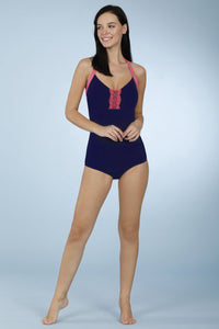 Halter Neck One Piece - New Navy thumbnail 4